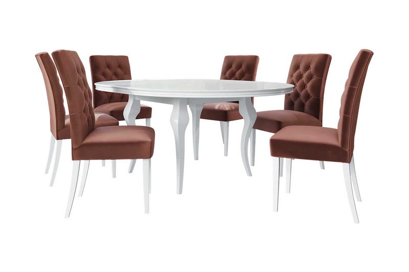 Spisebordssæt, Lyserød