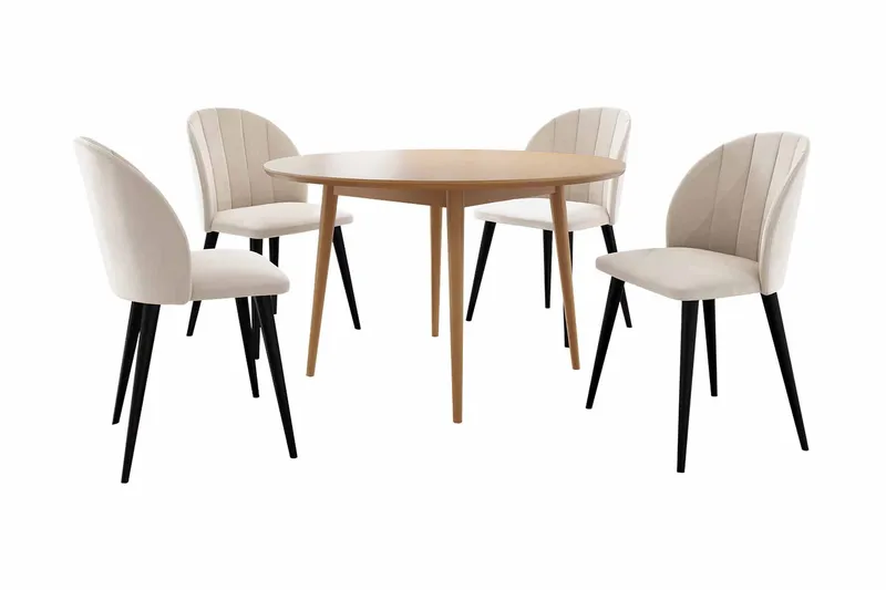 Spisebordssæt, Lyserød