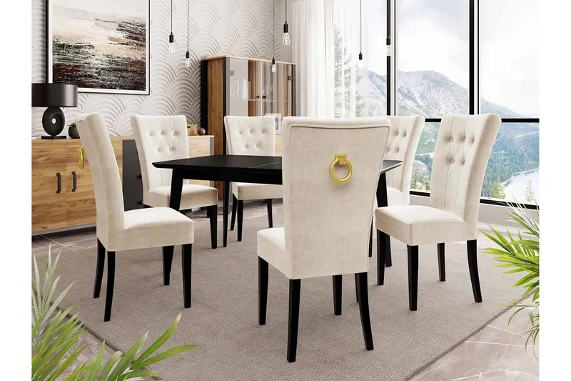 Spisebordssæt - Lyserød - Møbler - Borde - Spisebordssæt