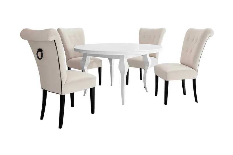 Spisebordssæt, Lyserød