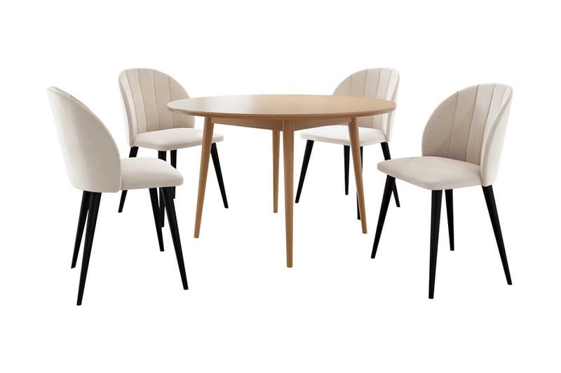 Spisebordssæt, Lyserød