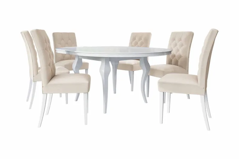 Spisebordssæt, Lyserød