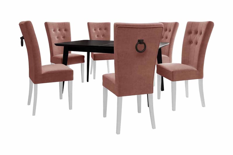 Spisebordssæt, Lyserød