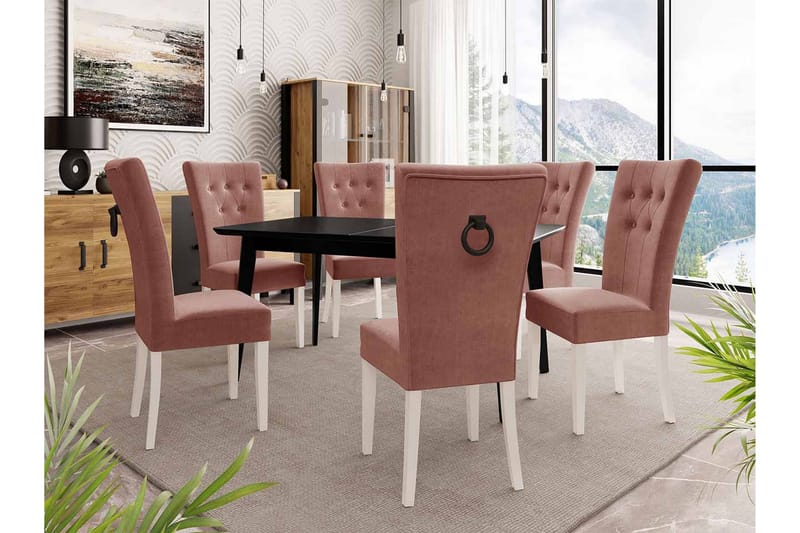 Spisebordssæt - Lyserød - Møbler - Borde - Spisebordssæt
