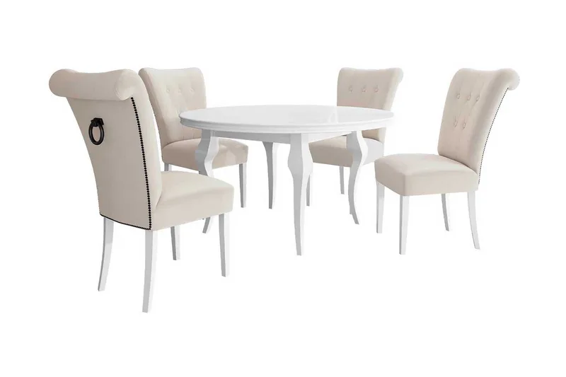 Spisebordssæt, Lyserød