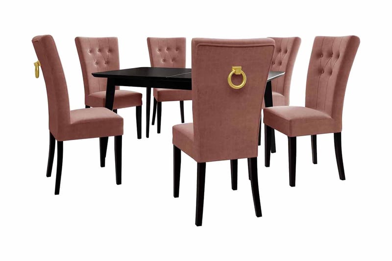 Spisebordssæt, Lyserød