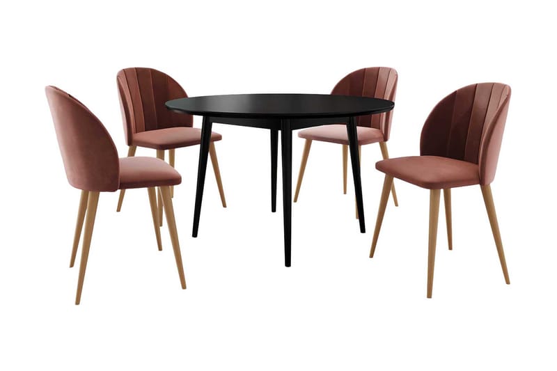 Spisebordssæt, Lyserød