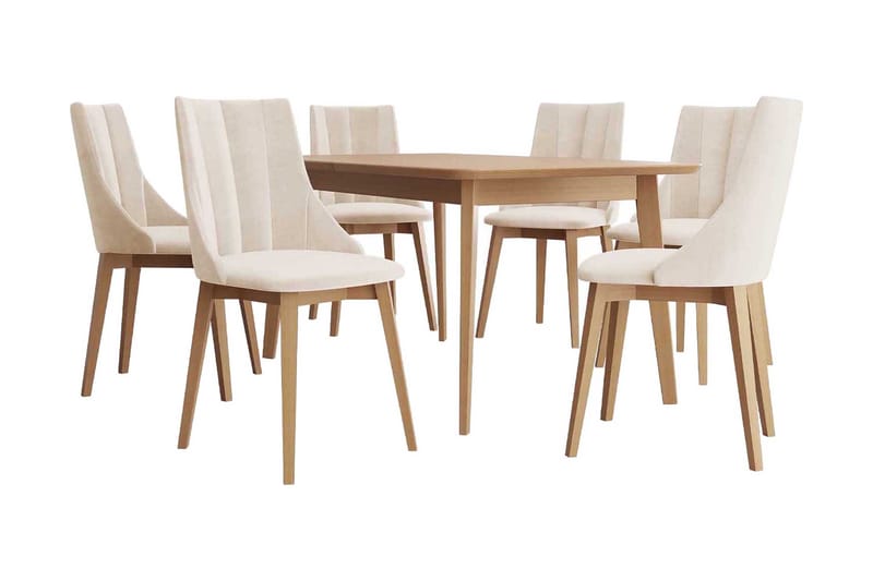 Spisebordssæt, Lyserød