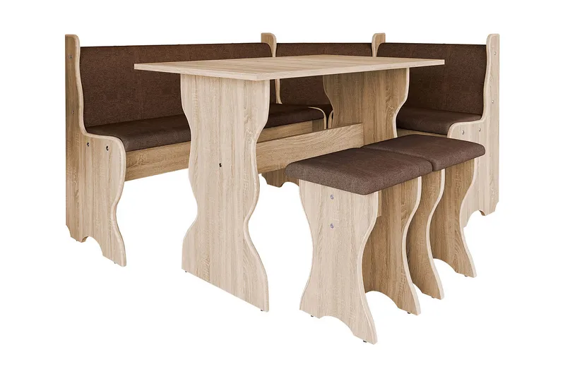 Thomas Køkkenmøblesæt, Beige / Hvid