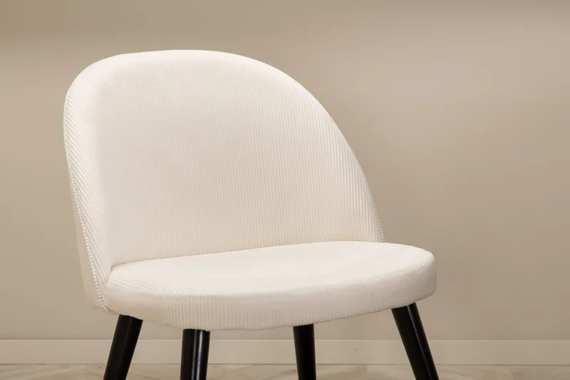 Unos Spisebordssæt 200 cm inkl 6 Valera Manchesterstole - Valnødsbrun/Sort/Beige - Møbler - Borde - Spisebordssæt