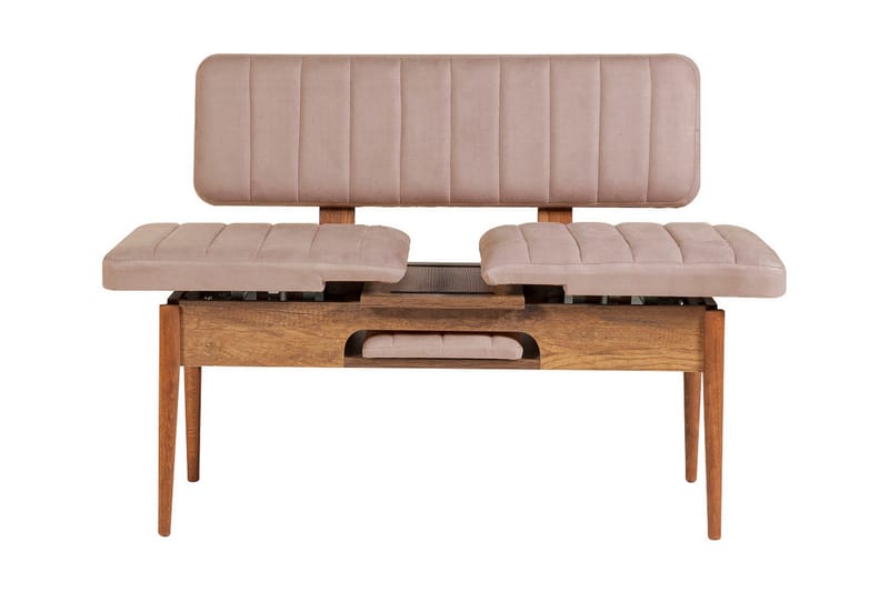 Valsot Udvideligt Spisebordssæt 129 cm - Hvid/Grå - Møbler - Borde - Spisebordssæt