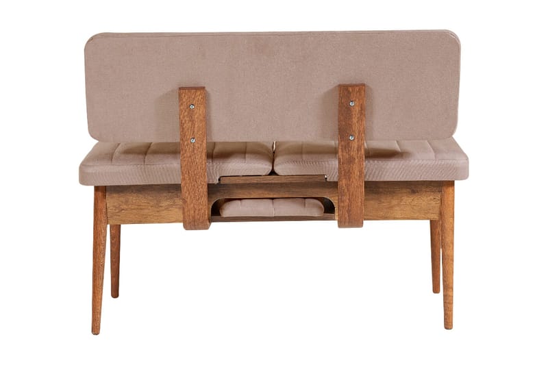 Valsot Udvideligt Spisebordssæt 129 cm - Hvid/Grå - Møbler - Borde - Spisebordssæt