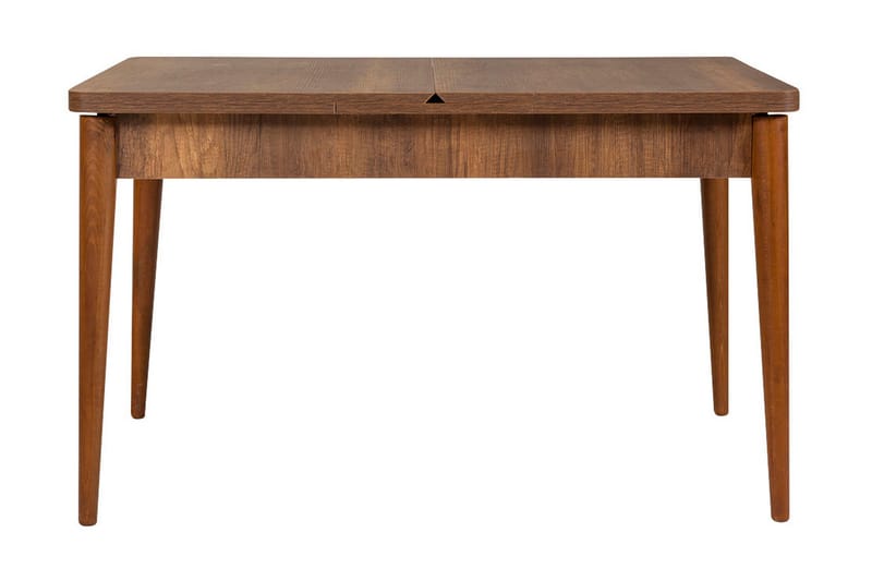 Valsot Udvideligt Spisebordssæt 129 cm - Hvid/Mørkebrun - Møbler - Borde - Spisebordssæt