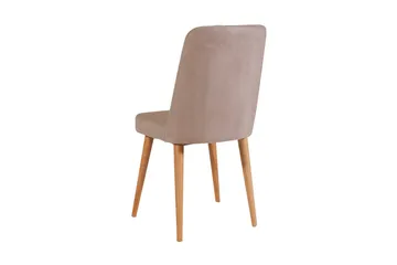 Valsot Udvideligt Spisebordssæt 129 cm - Natur/Grå/Brun - Møbler - Borde - Spisebordssæt