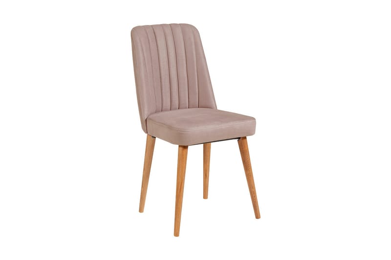 Valsot Udvideligt Spisebordssæt 129 cm - Natur/Grå/Brun - Møbler - Borde - Spisebordssæt