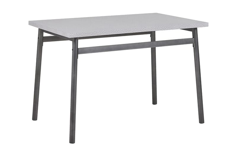 Velden Spisebordssæt 110 cm Inkl 4 Stole - Grå/Sort - Spisebordssæt