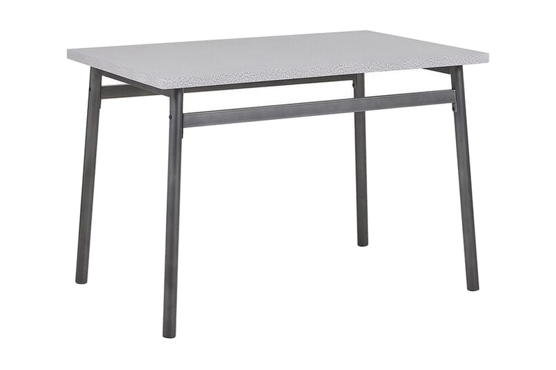 Velden Spisebordssæt 110 cm Inkl 4 Stole - Grå/Sort - Møbler - Borde - Spisebordssæt