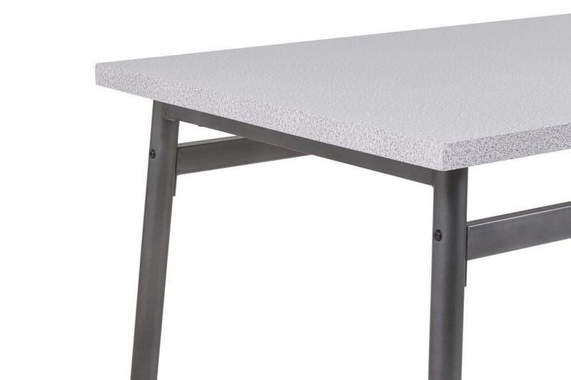 Velden Spisebordssæt 110 cm Inkl 4 Stole - Grå/Sort - Møbler - Borde - Spisebordssæt