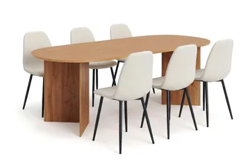 Beige/metallben sort - Sort