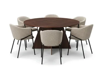 150 cm - Mørk brun