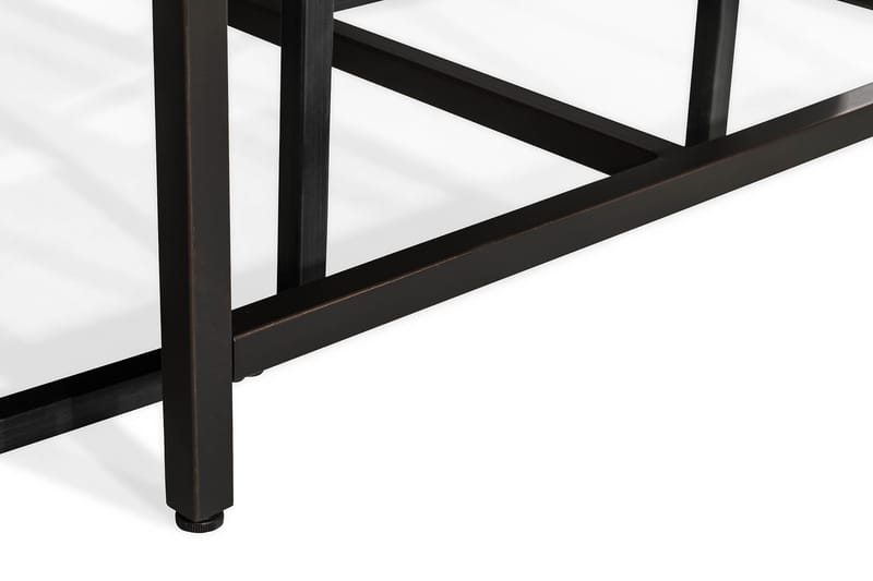Wilmer Spisebordssæt 140 cm med 4 House Stole Vintage - Rustik Elm/Sort/Mørkebrun PU - Møbler - Borde - Spisebordssæt