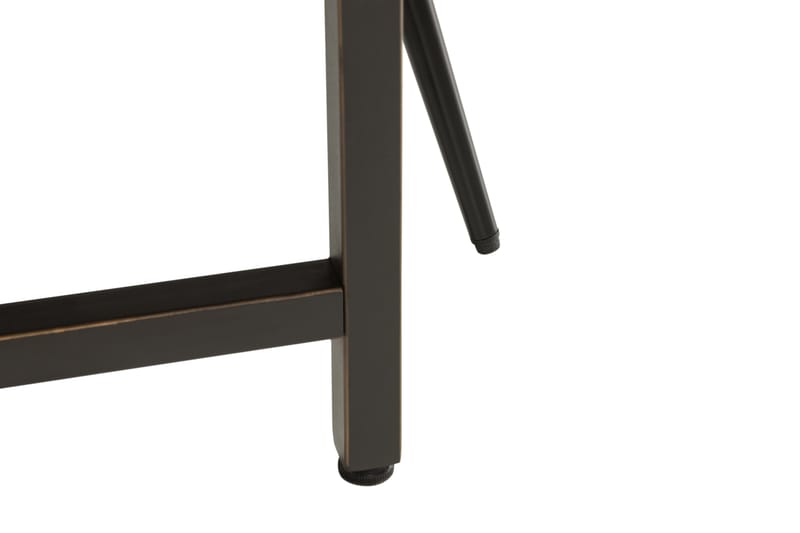 Wilmer Spisebordssæt 180 cm inkl 6 Valleviken Armstole - Sort/Brun - Spisebordssæt