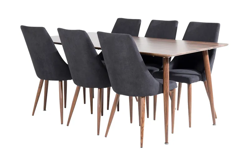 Ypas spisebord 180 cm med 6 Campomar Spisebordsstol, undefined