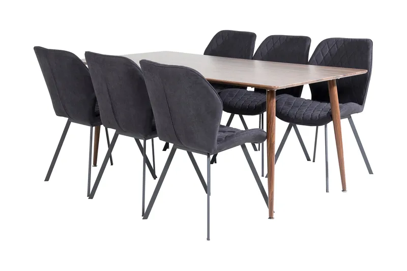 Ypas spisebord 180 cm med 6 Sumoas Spisebordsstol, undefined