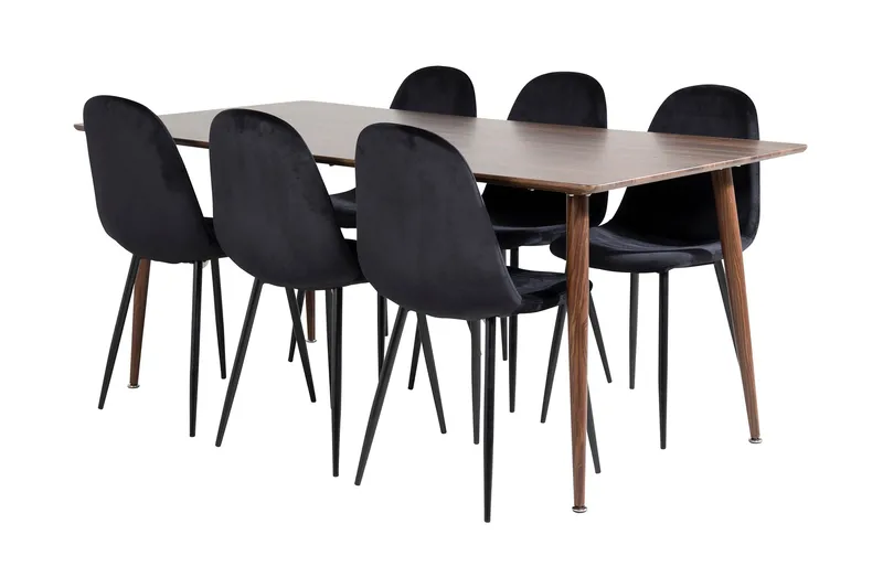 Ypas Spisebord 180 cm med 6 pontus køkkenstole, undefined