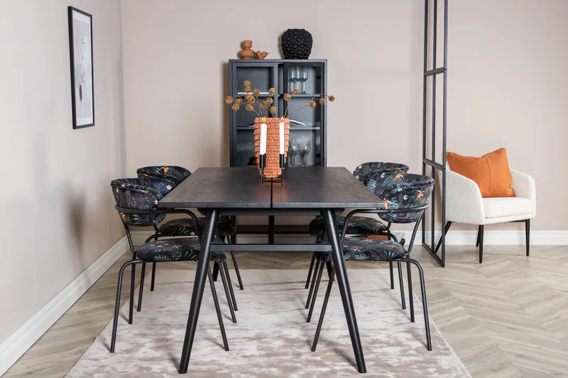 Zenazmi Spisebordssæt 195 cm + 4 st Arcarazo Spisebordsstole, undefined