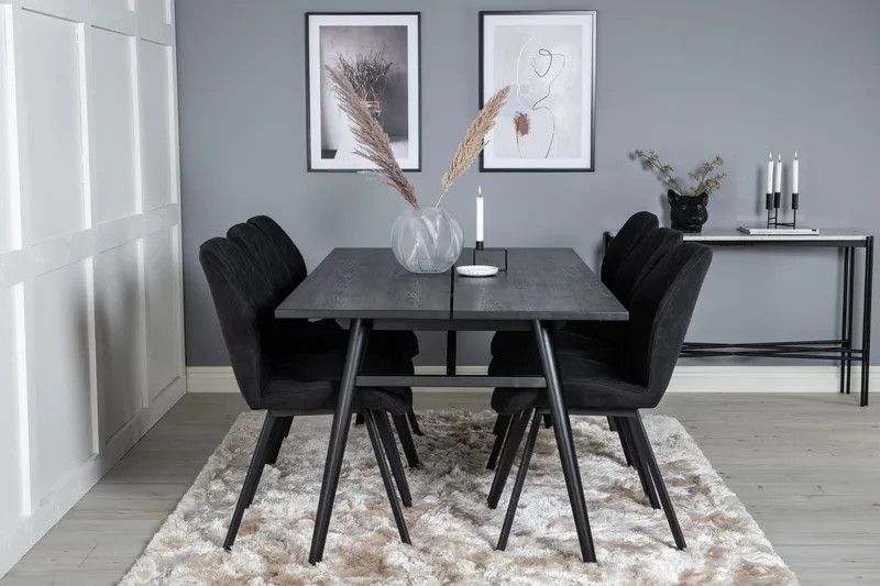 Zenazmi Spisebordssæt 195 cm + 6 st Sumoas Spisebordsstole, undefined
