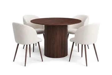 110 cm - Mørk brun
