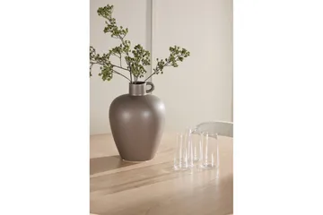 Spisegruppe Flora Rund 120 cm Hvid med 4 stk Lilja Stole - Møbler - Borde - Spisebordssæt