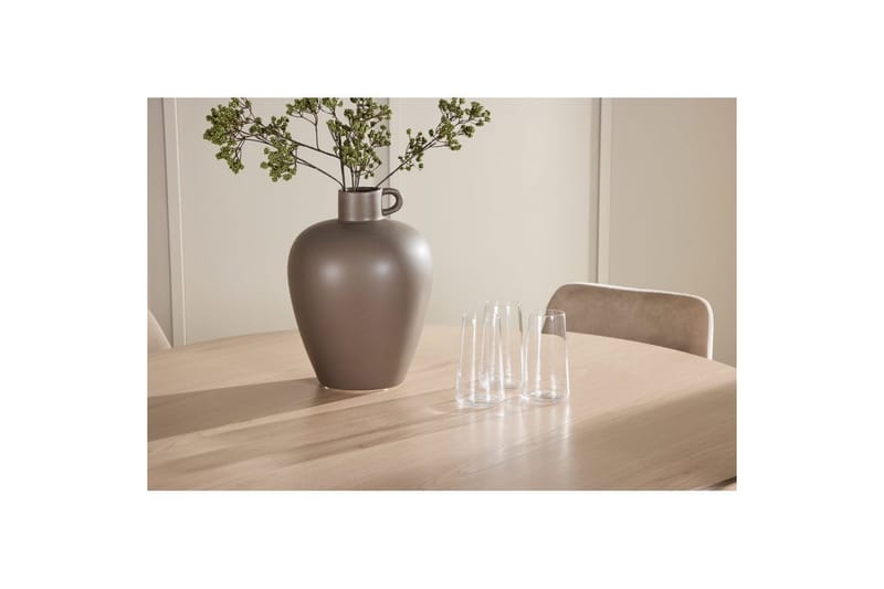 Spisegruppe Flora Rund 120 cm Hvid med 4 stk. Night Stole - Møbler - Borde - Spisebordssæt