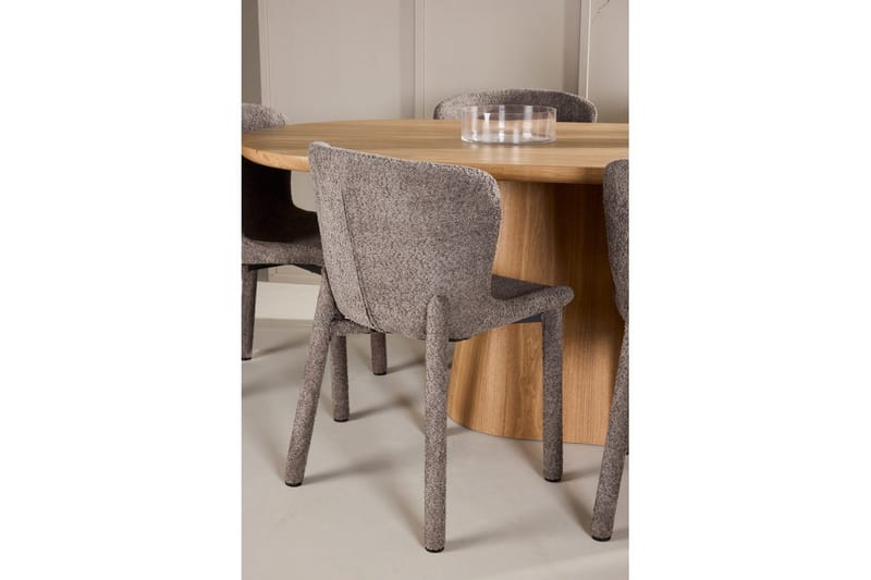 Spisegruppe Stjärnö 200x90 cm natur med 6 Astoria stole - Møbler - Borde - Spisebordssæt