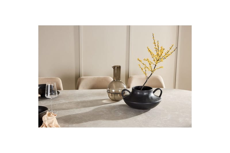 Spisegruppe Venture Home Spisegruppe Venture Home Narvik 100x200 cm Beige med 6 stk. Night-stole Beige - Møbler - Borde - Spisebordssæt
