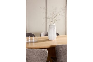 Spisegruppe Venture Home Spisegruppe Venture Home Stjärnö 200x90 cm Natur med 6 stk. Astoria-stole Brun Natur - Møbler - Borde - Spisebordssæt