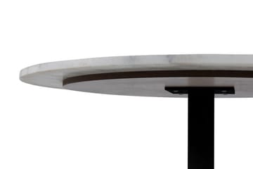 Stabby Rundt Spisebord 110 cm i Marmor - Hvid - Møbler - Borde - Spisebord og køkkenbord