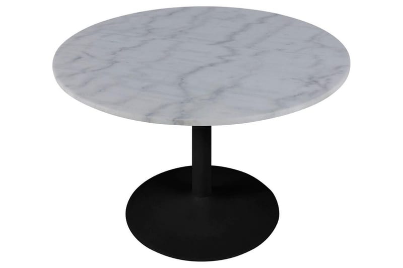 Stabby Spisebord 110x110 cm Rund - Hvid - Møbler - Borde - Spisebord og køkkenbord
