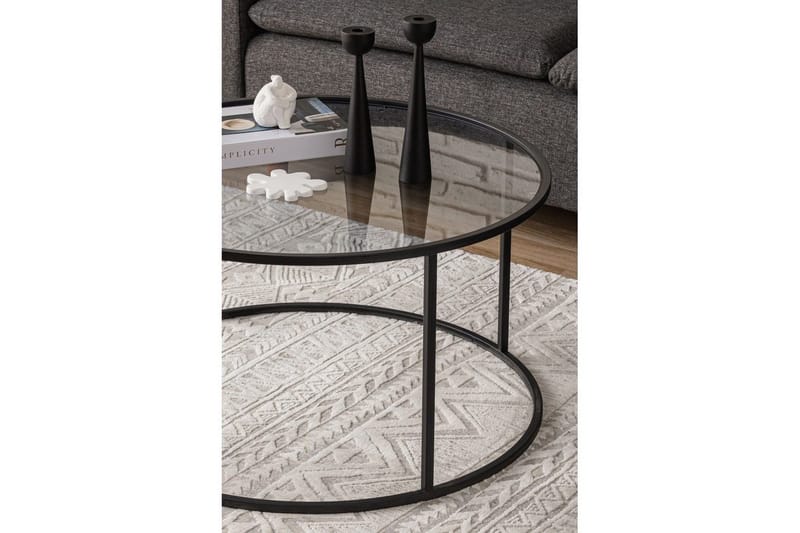 Startis Sofabord 80 cm - Sort - Møbler - Borde - Sofabord