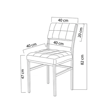 Stedum spisegruppe bord 110 cm + 4 stole - Vinrød og Sort - Møbler - Borde - Spisebordssæt