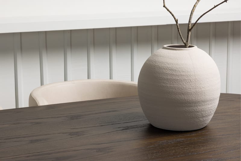 Stone Spisebordssæt 220 cm Oval med 4 Simrishamn Stole - Beige - Møbler - Borde - Spisebordssæt