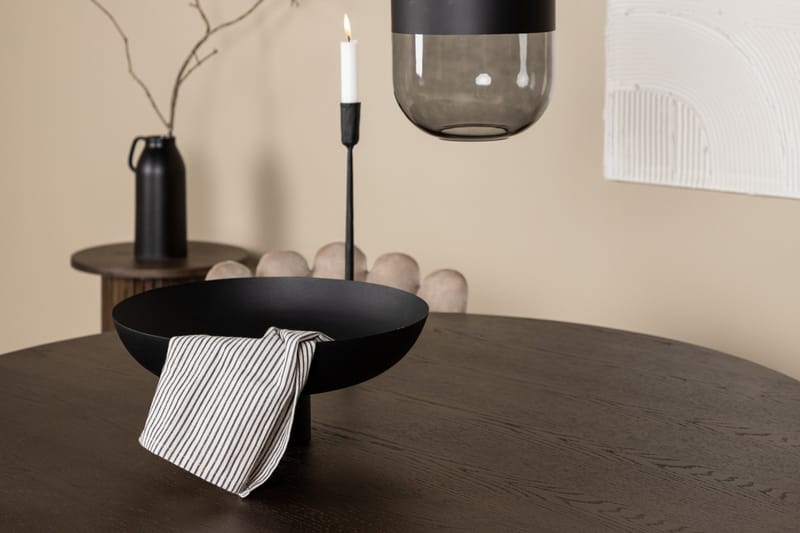 Stone Spisegruppe 120 cm Rund med 4 Limhamn stole - Beige - Møbler - Borde - Spisebordssæt