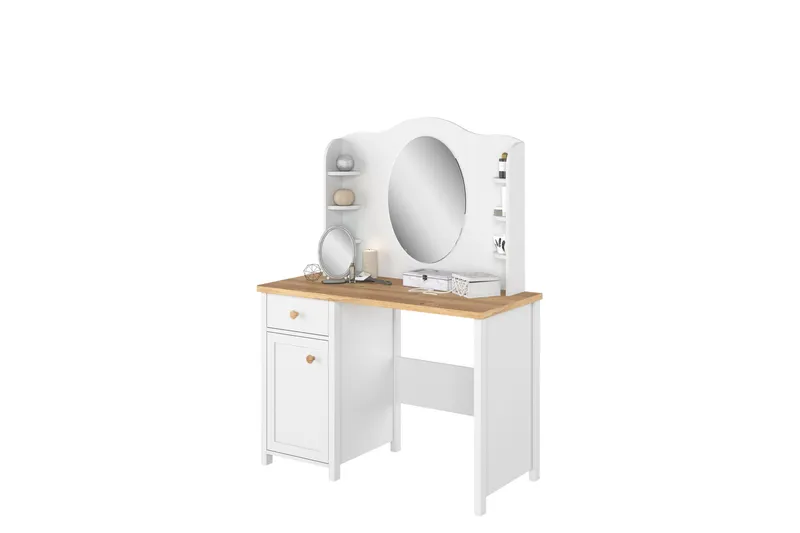 Storys Sminkebord 110x52 cm, Hvid