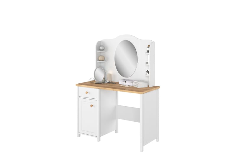 Storys Sminkebord 110x52 cm, Hvid
