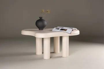 Strömstad Rektangulært Sofabord 71 cm i Malet Træ - Hvid - Møbler - Borde - Sofabord