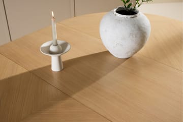 Strada Rektangulært Spisebord 120 cm med Træ- og Egetræsudseende - Whitewash - Møbler - Borde - Spisebord og køkkenbord