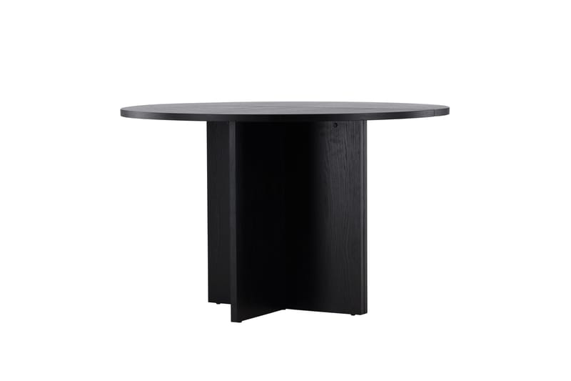 Strada Rektangulært Spisebord 120 cm med Træ- og Valnøddeudseende - Sort - Møbler - Borde - Spisebord og køkkenbord