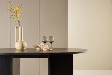 Strada Rektangulært Spisebord 120 cm med Træ- og Valnøddeudseende - Sort - Møbler - Borde - Spisebord og køkkenbord