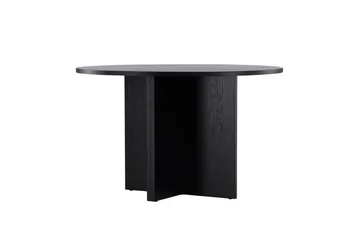 Strada Rektangulært Spisebord 120 cm med Træ- og Valnøddeudseende - Sort - Møbler - Borde - Spisebord og køkkenbord